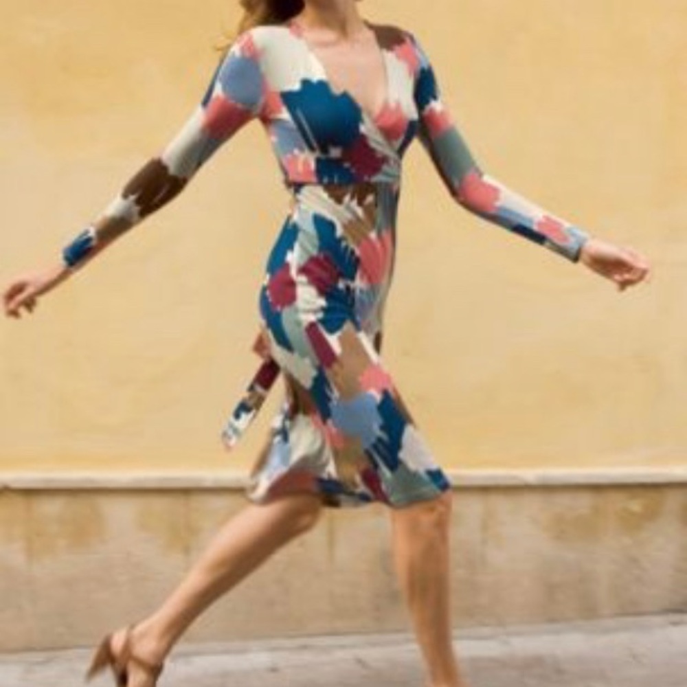 Boden Elena Jersey Wrap Dress 16R
